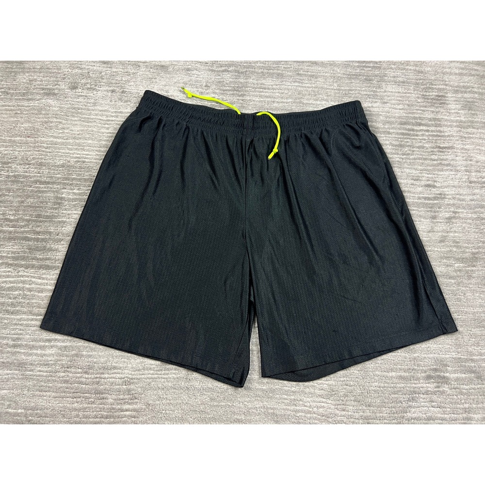Starter Athletic Shorts Mens XL Black Mesh Drawstring RM15104 Activewear